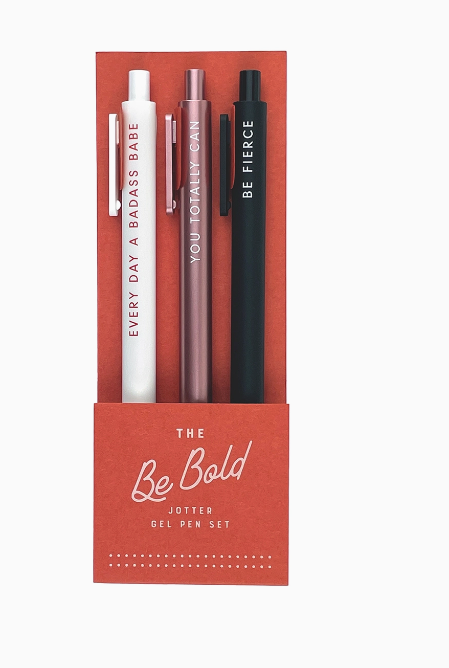 Be Bold Jotter Gel Pen Set