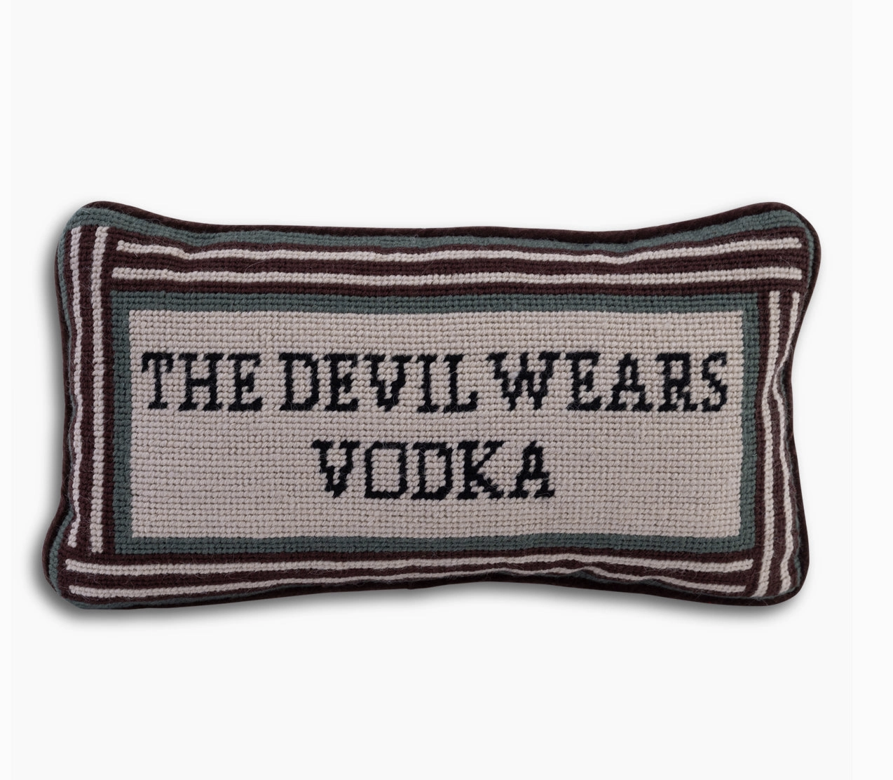 &quot;Devil Wears Vodka&quot; Needlepoint