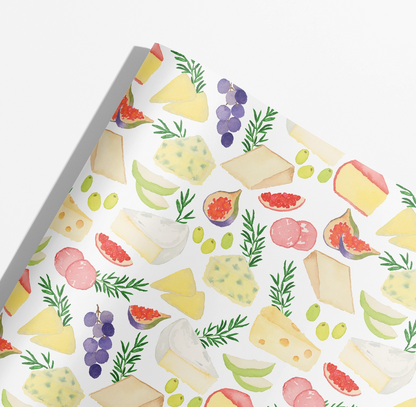 Charcuterie Wrapping Paper (3 Sheets/Roll)