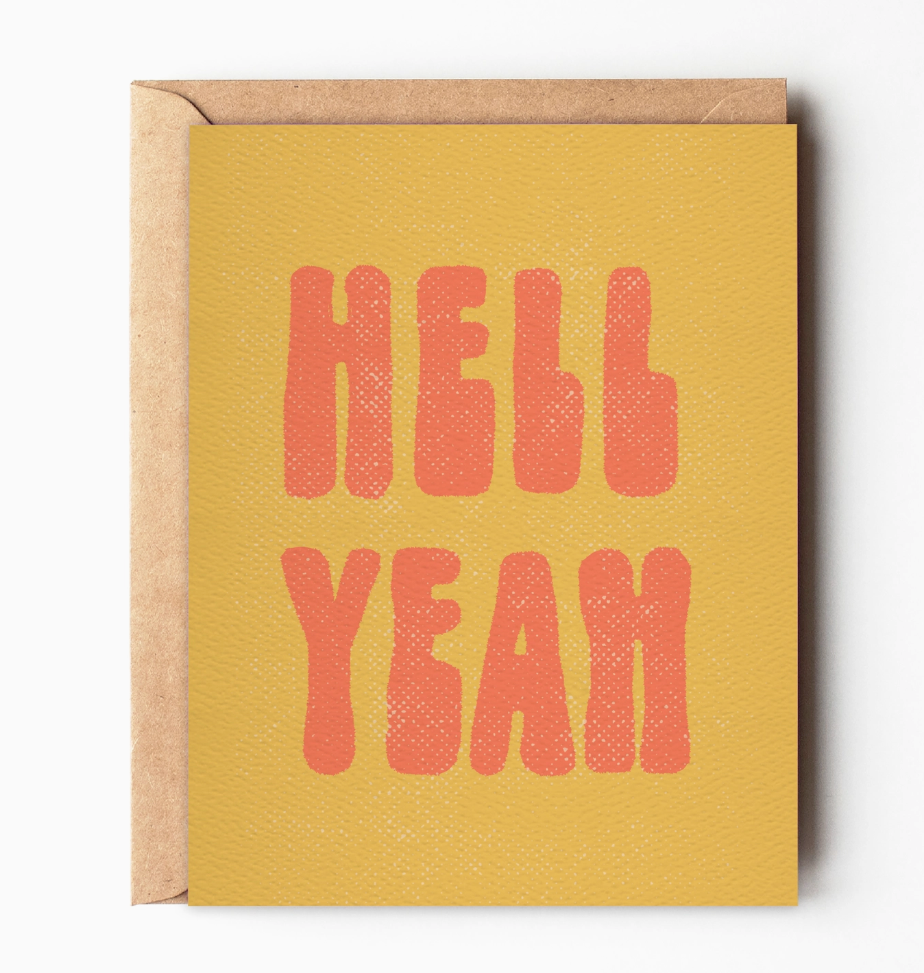 &quot;Hell Yeah&quot; Retro Birthday Card