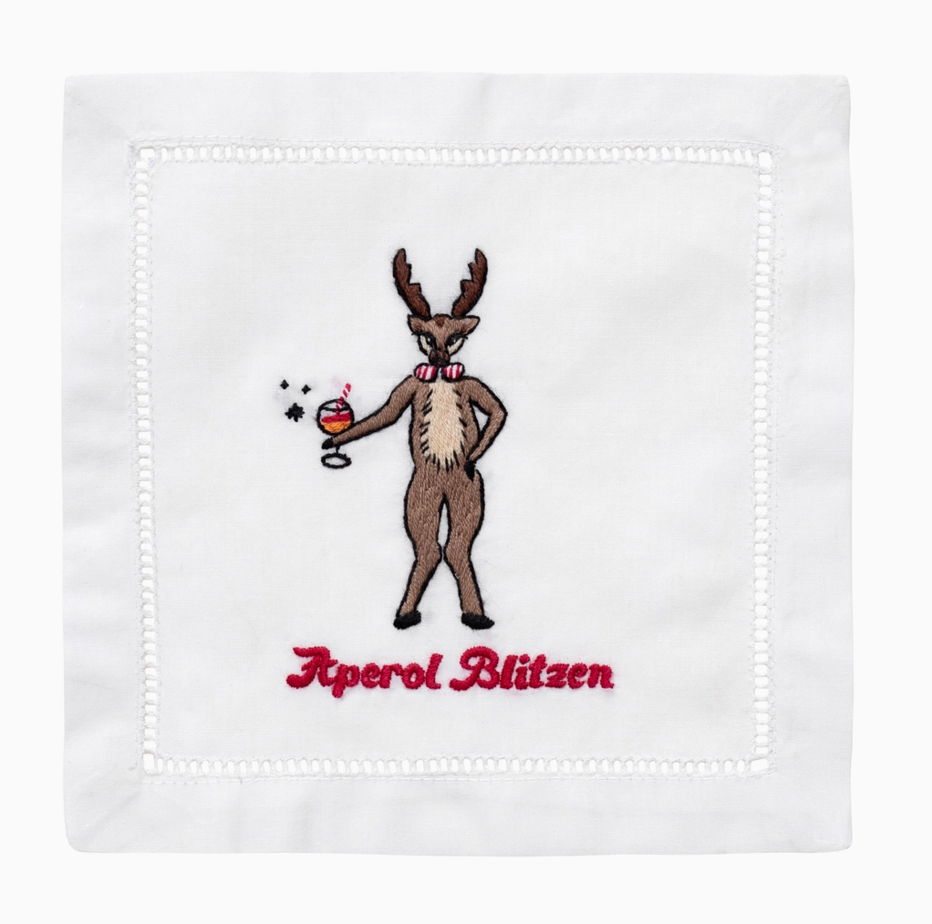 Aperol Blitzen Cocktail Napkin