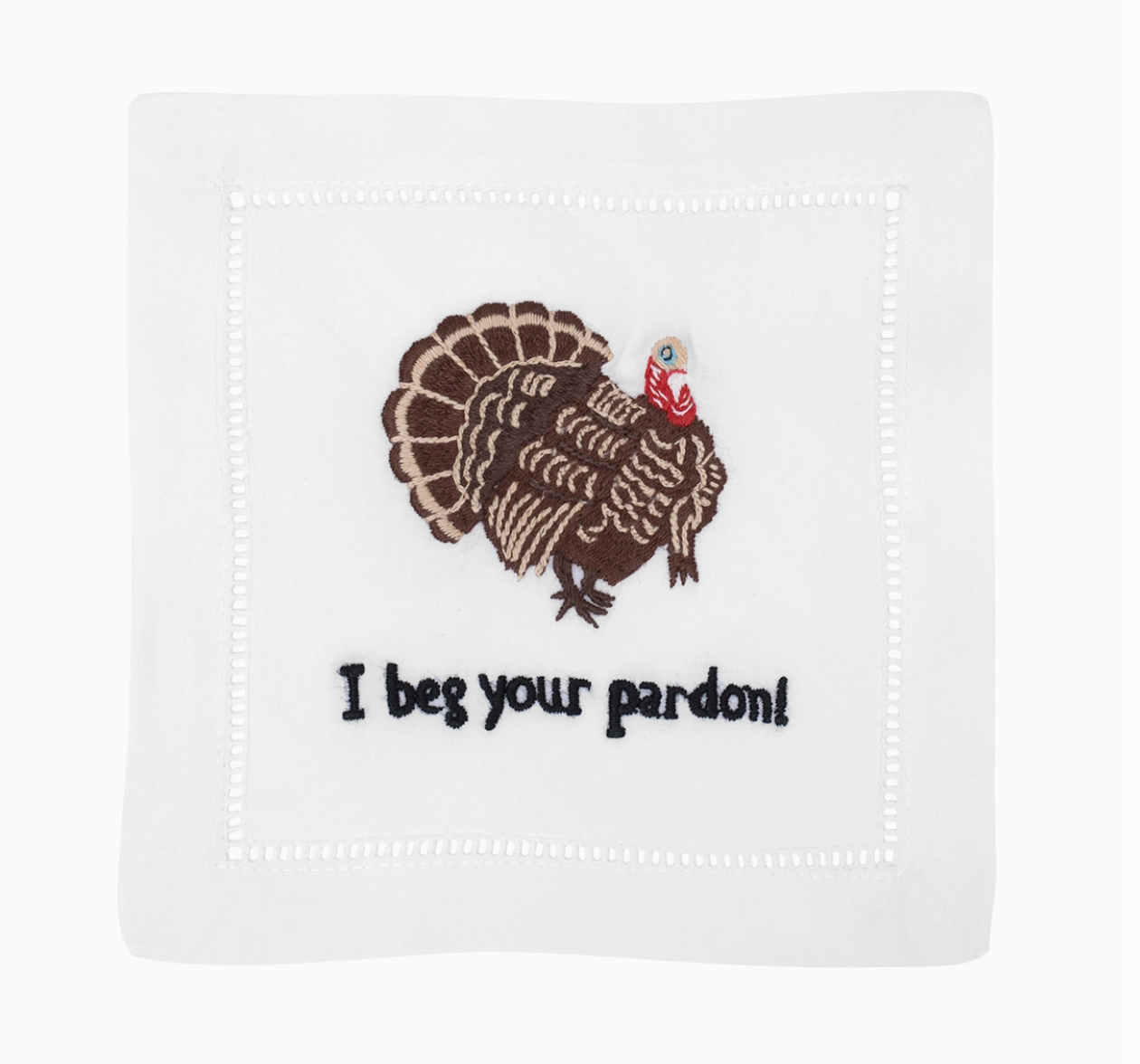 I Beg Your Pardon Cocktail Napkin