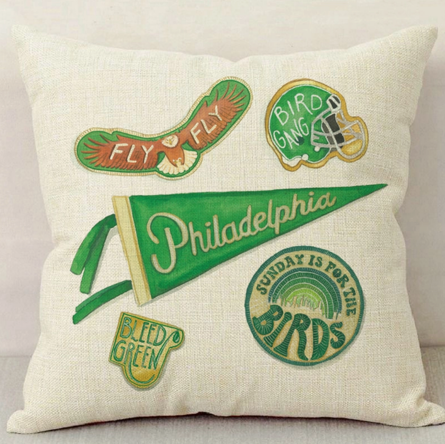 Eagles Inspired Pillow