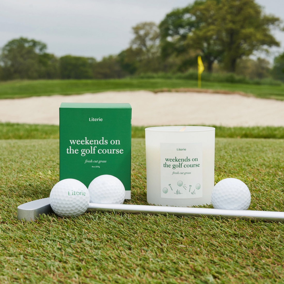 &quot;Weekends on the Golf Course&quot; Candle