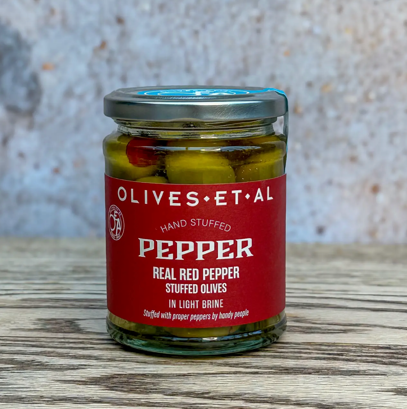 Red Pepper Stuffed Olives