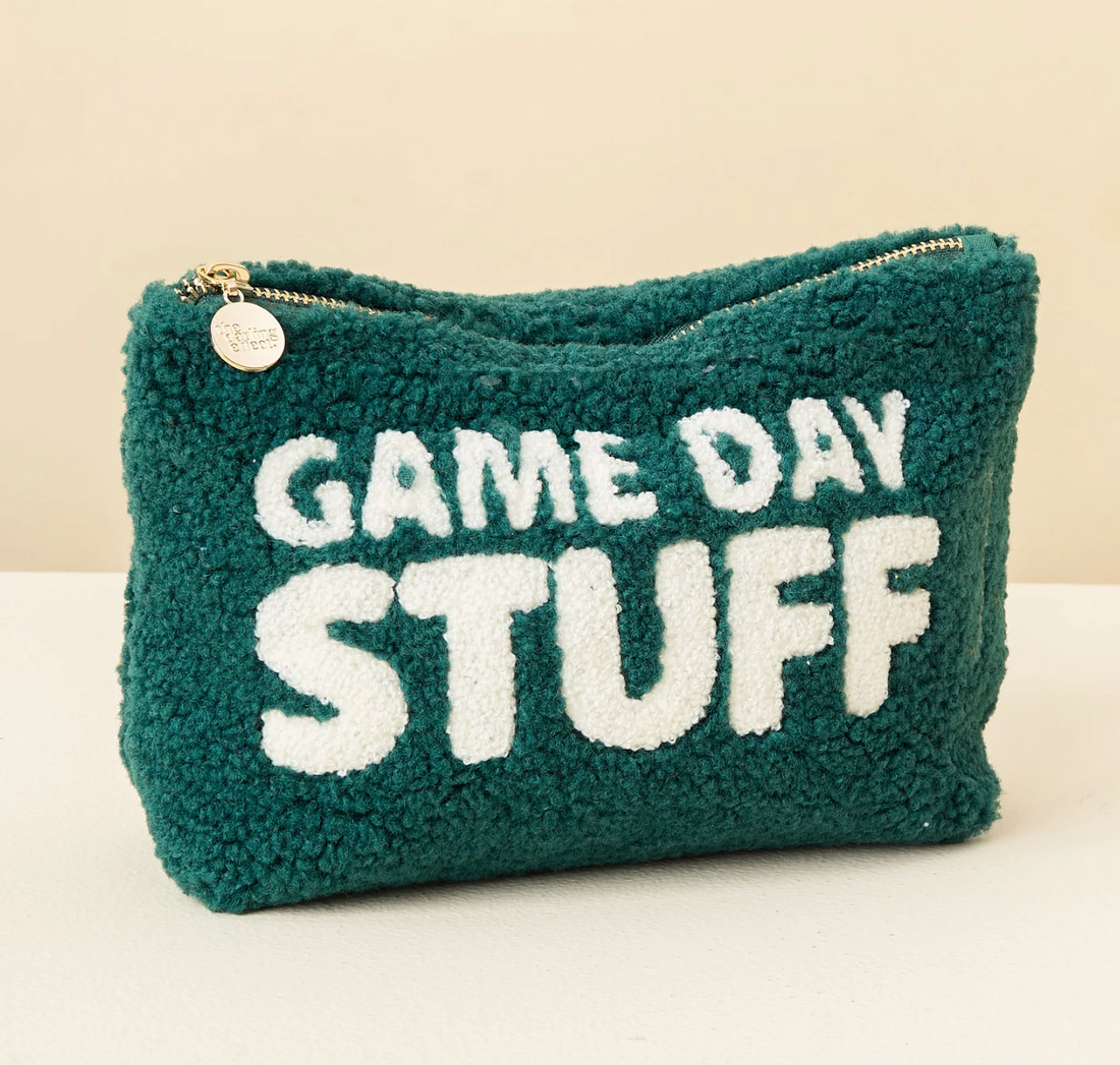 &quot;Game Day Stuff&quot; Teddy Pouch