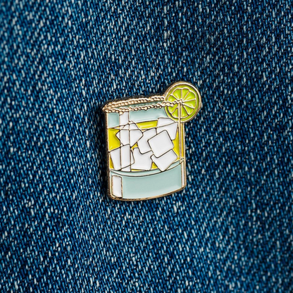 Margarita Enamel Pin