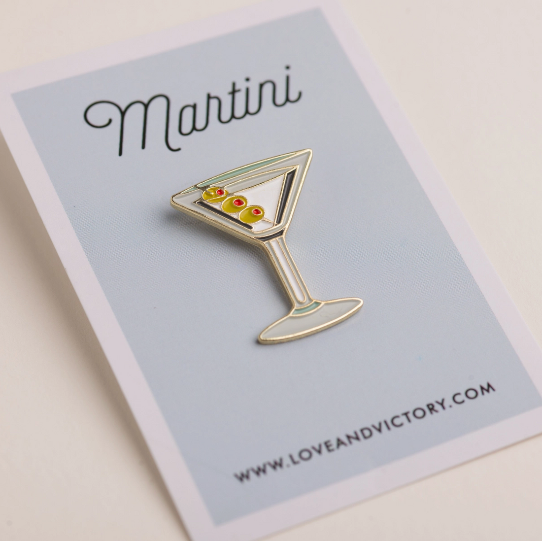 Dirty Martini Enamel Pin