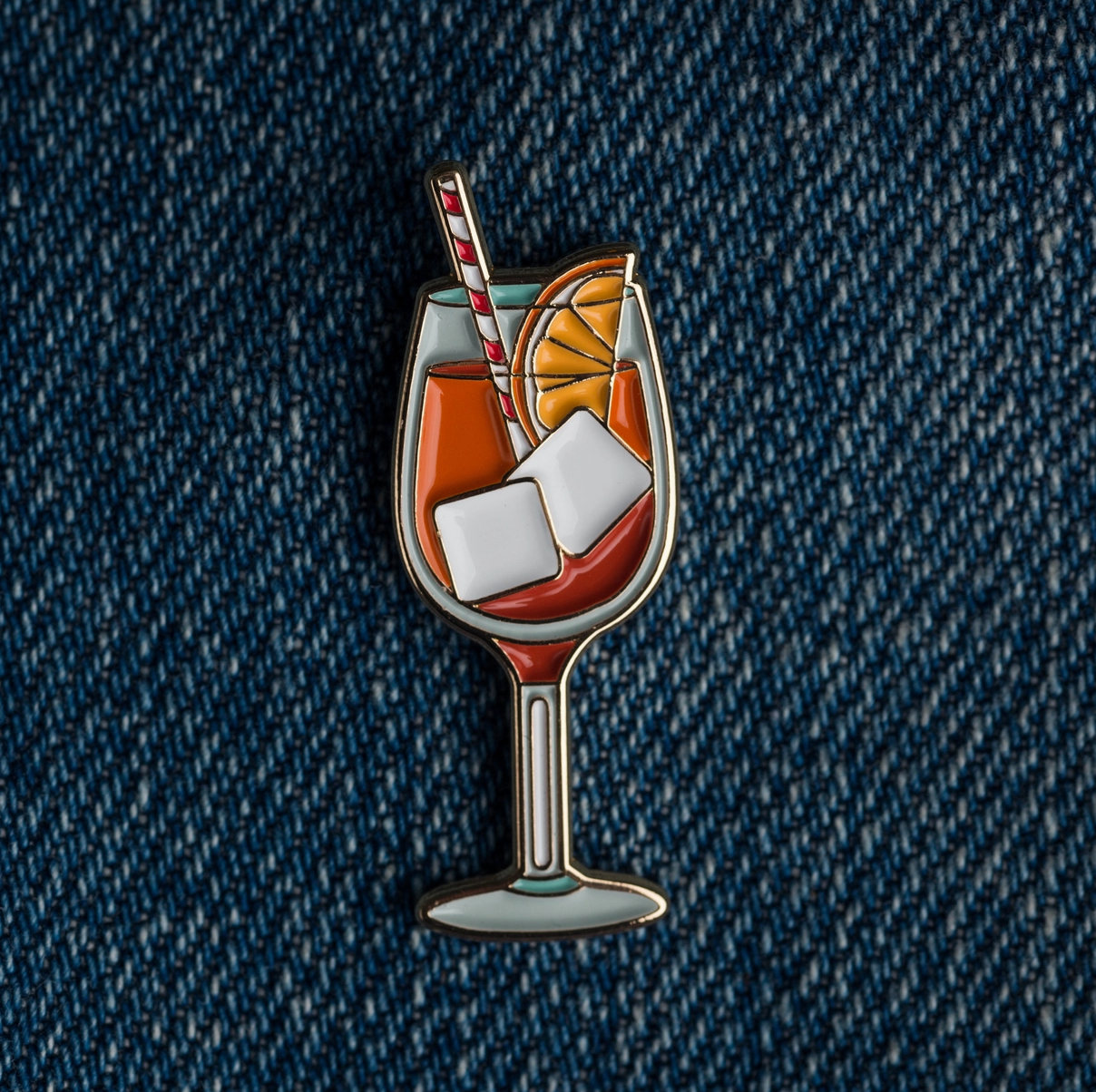 Aperol Spritz Enamel Pin