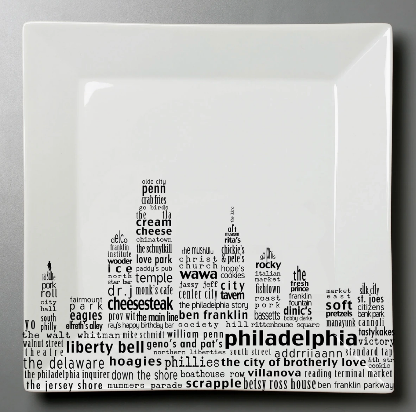 Philadelphia Skyline Tray