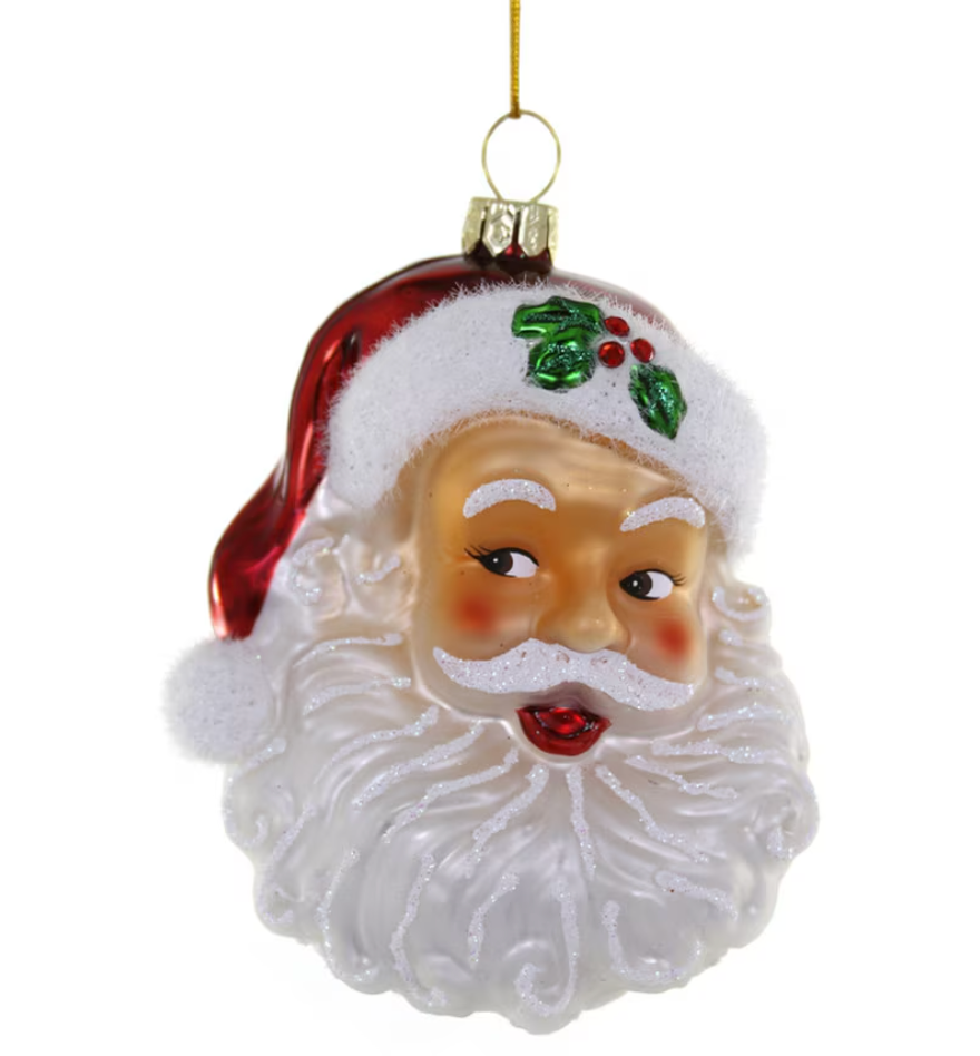 Retro Santa Ornament