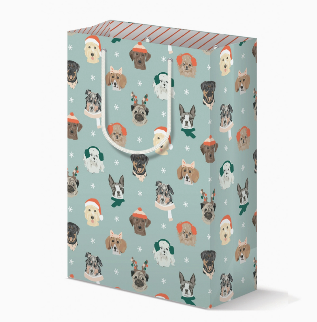 Holiday Dogs Gift Bag