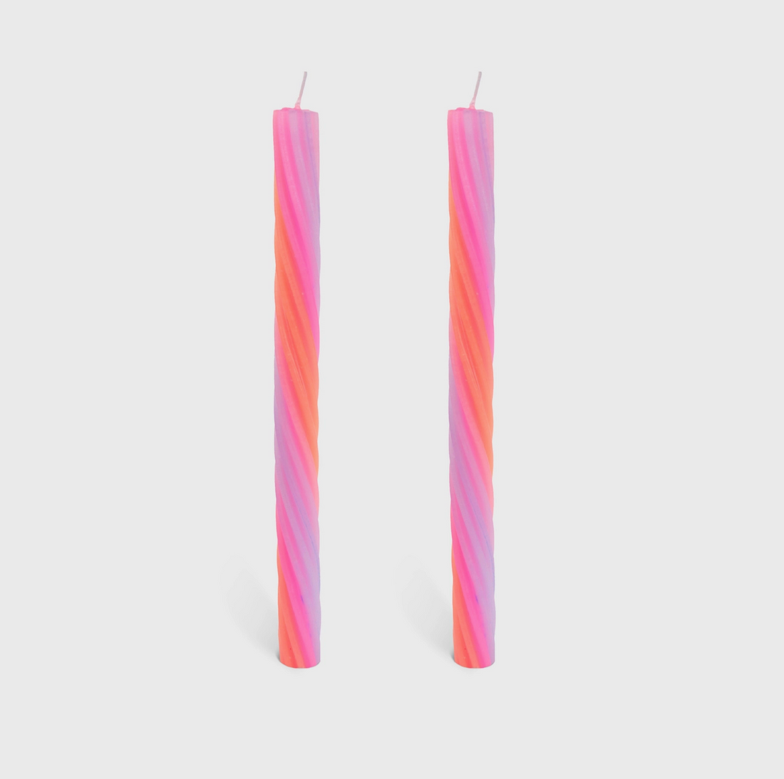 Orange Rope Taper Candles