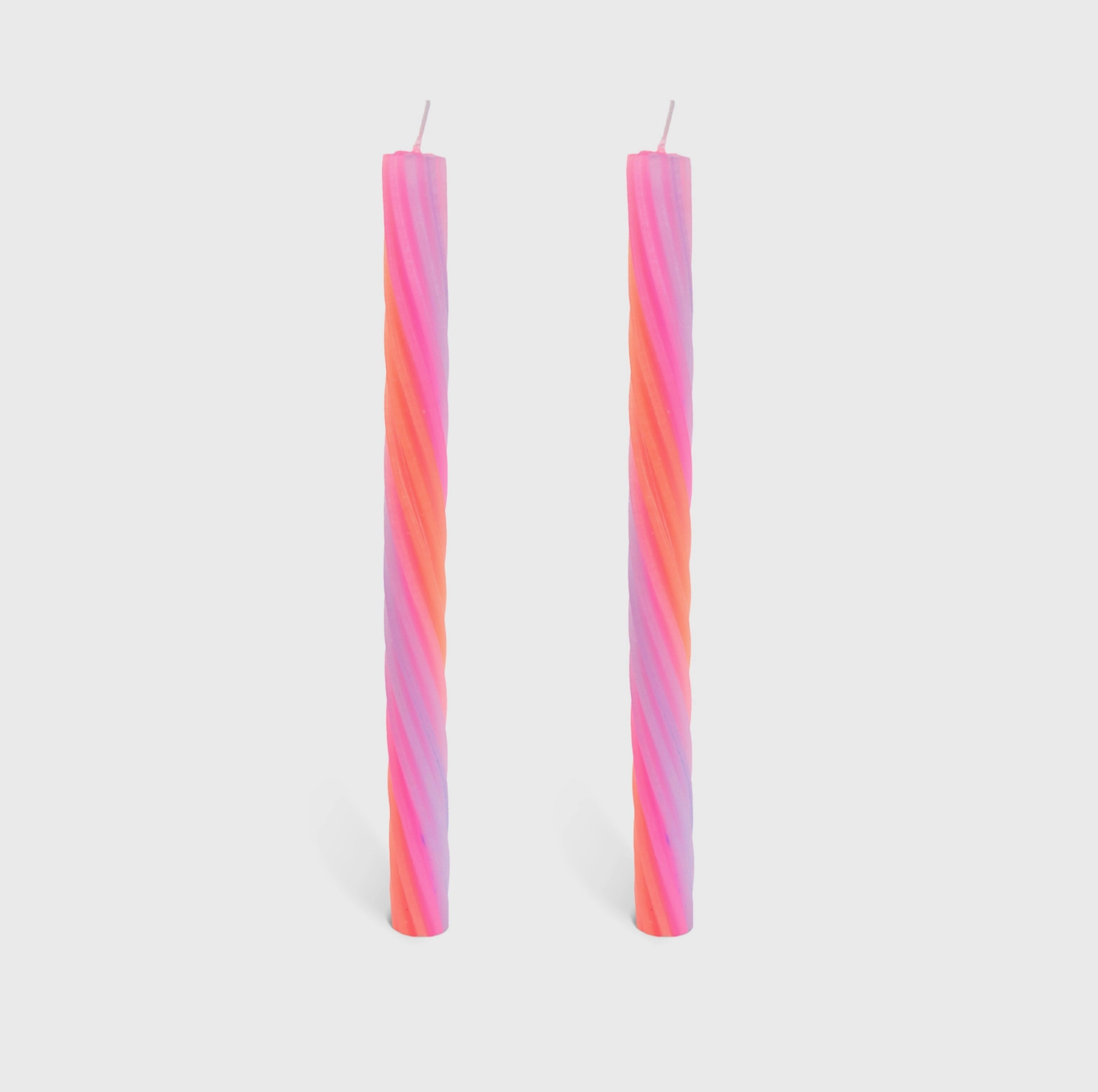 Orange Rope Taper Candles