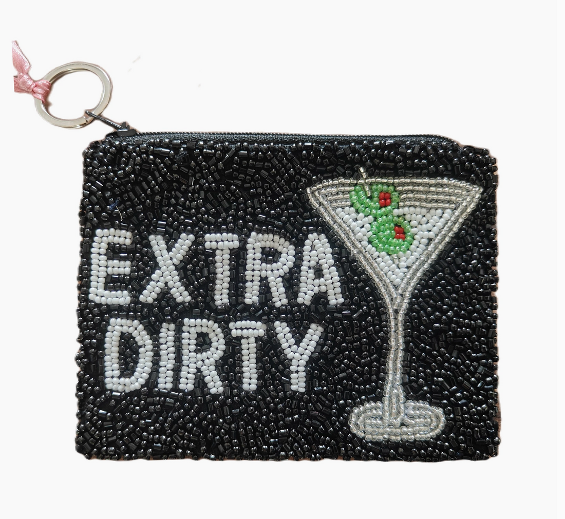 Extra Dirty Beaded Pouch