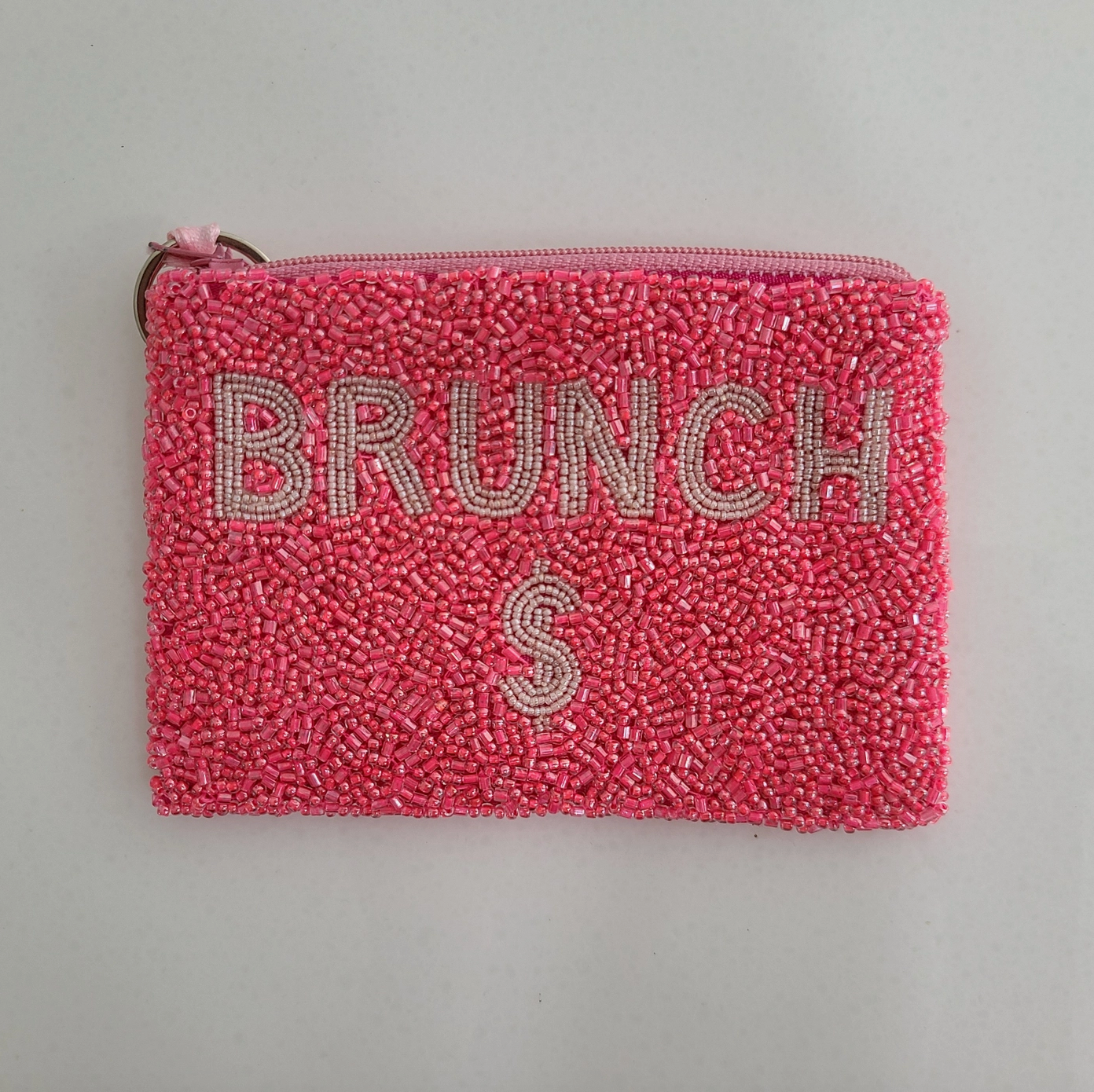 Brunch $ Beaded Pouch