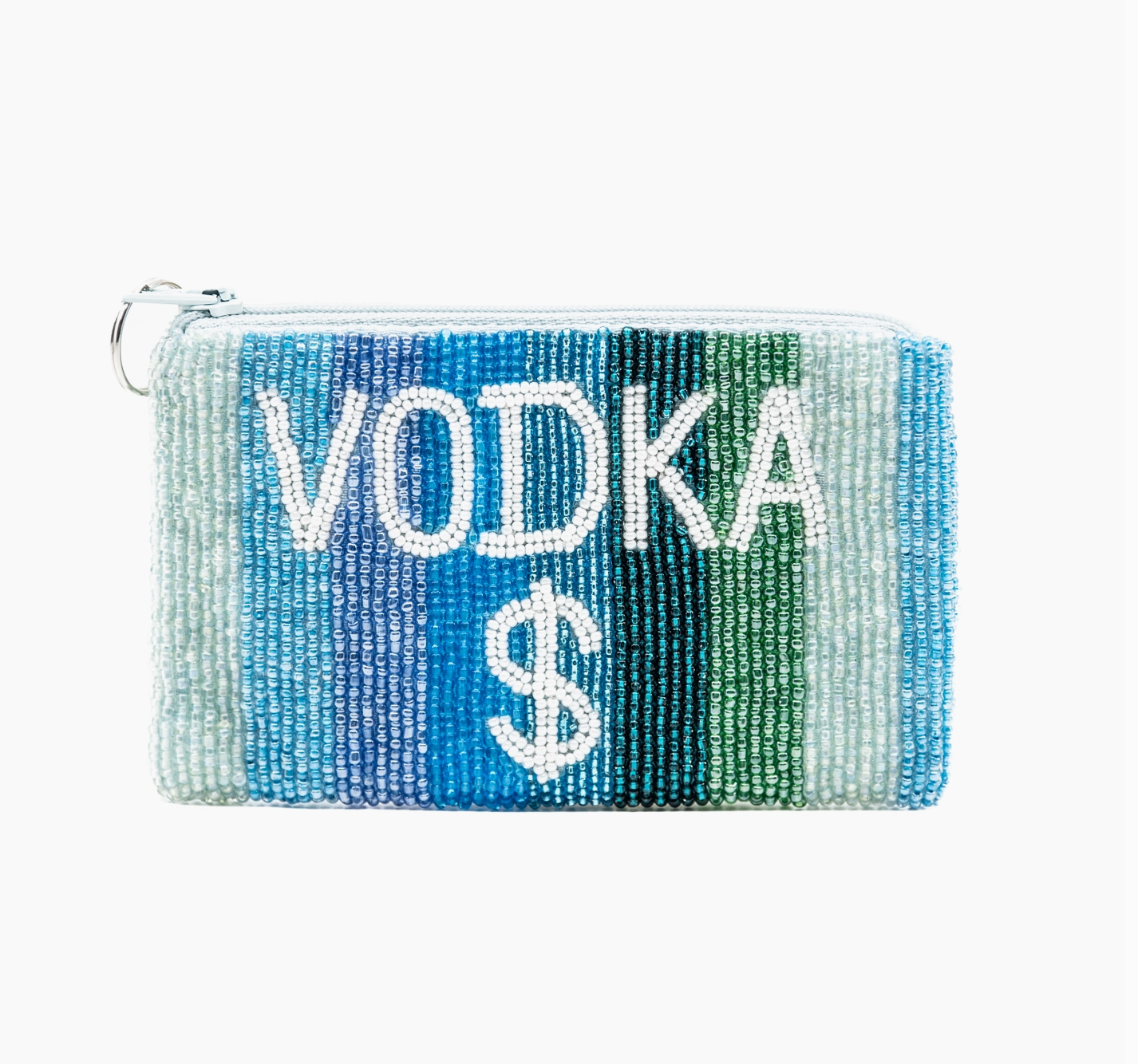 Vodka $ Striped Beaded Pouch