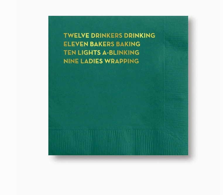 12 Days Christmas Napkins