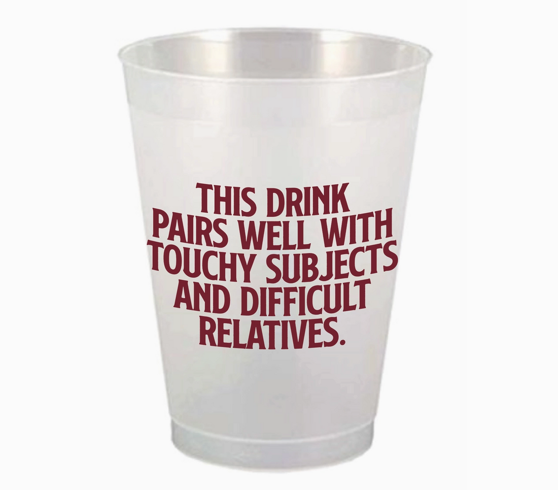 Pairs Well With Difficult Relatives Cup Set