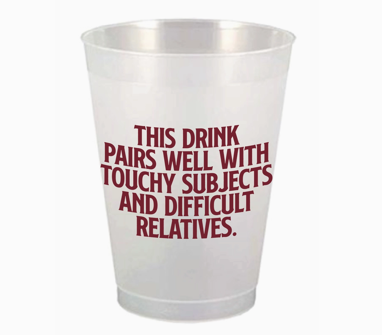 Pairs Well With Difficult Relatives Cup Set