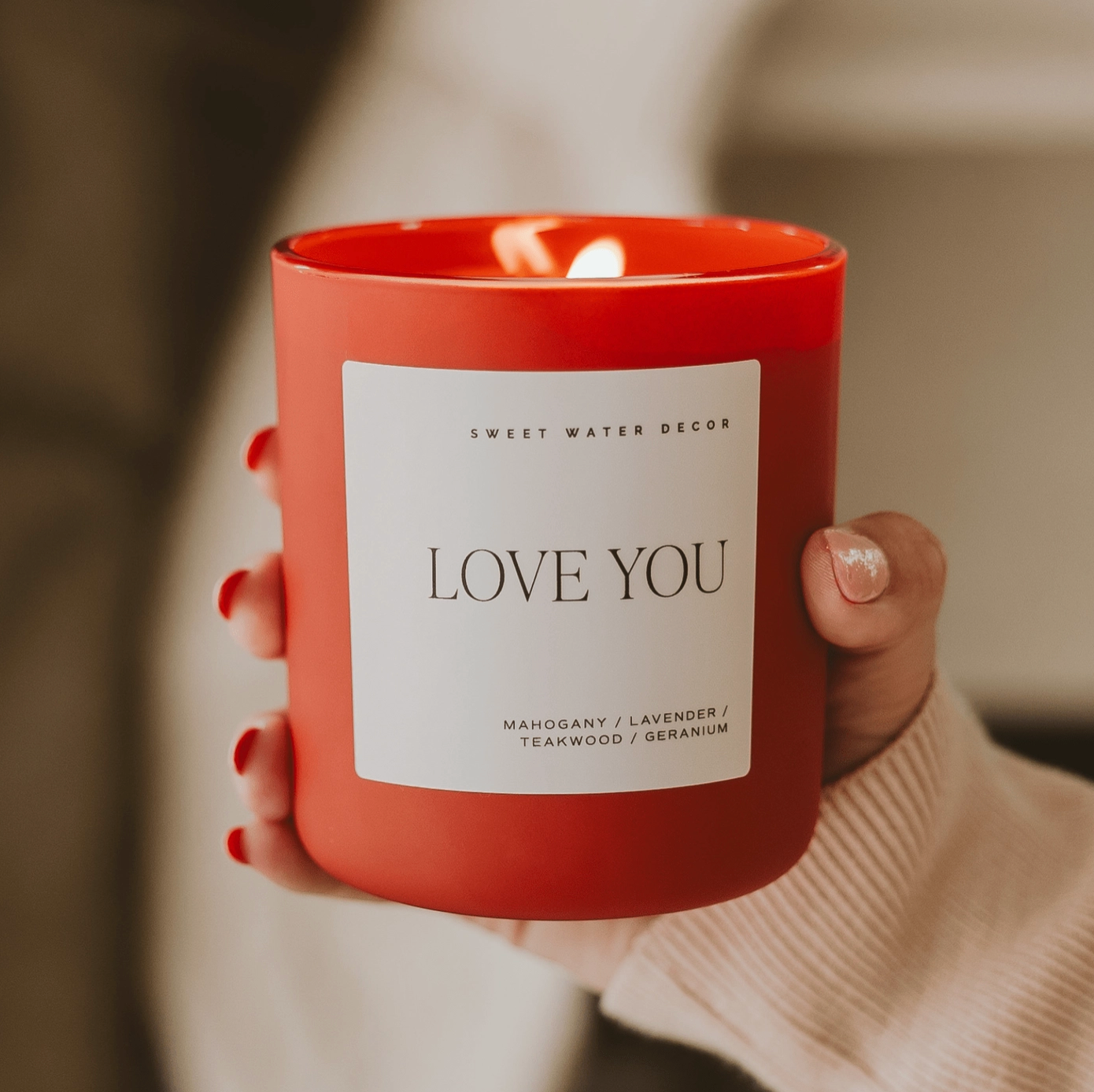 &quot;Love You&quot; Candle