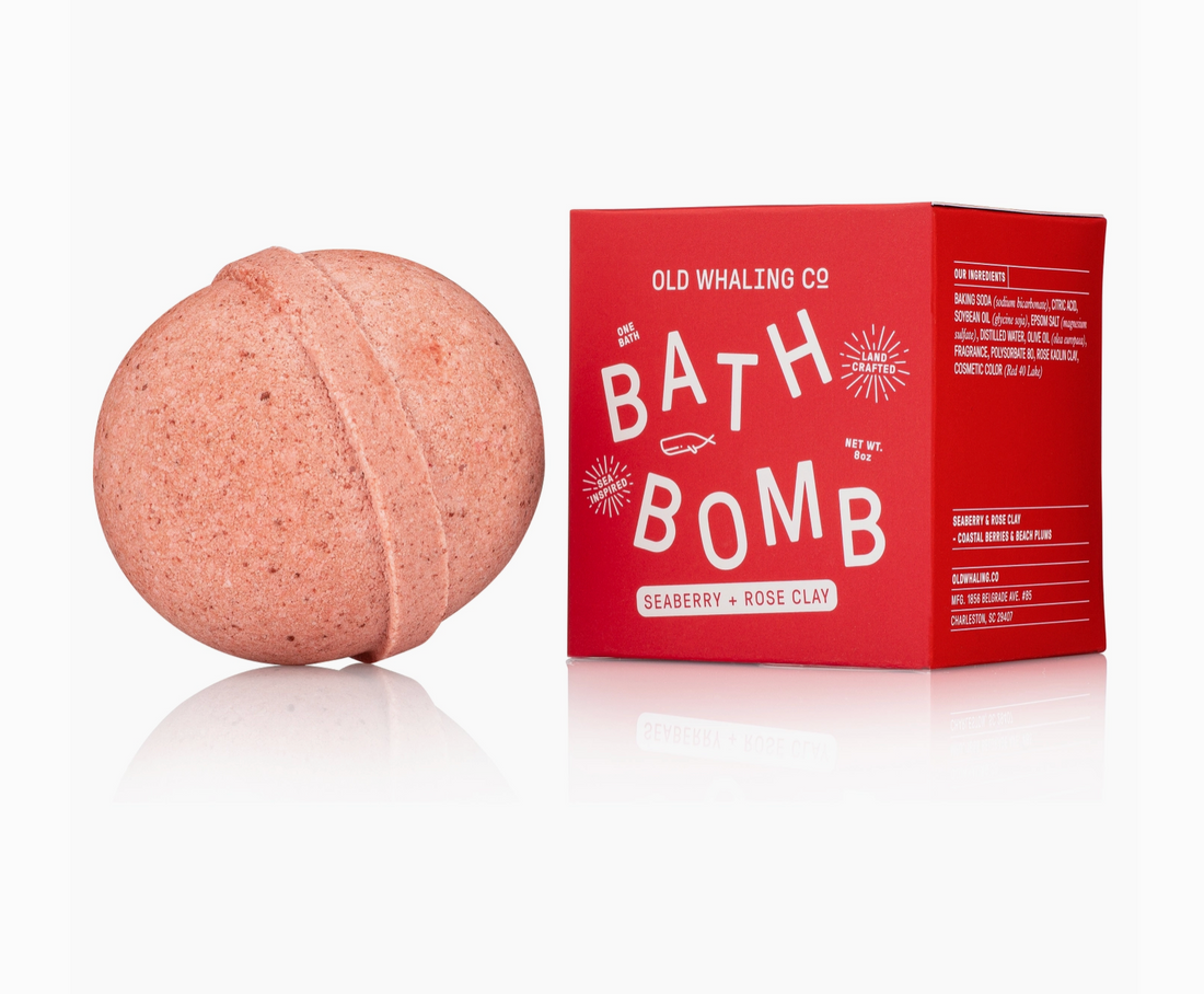 Seaberry &amp; Rose Clay Bath Bomb