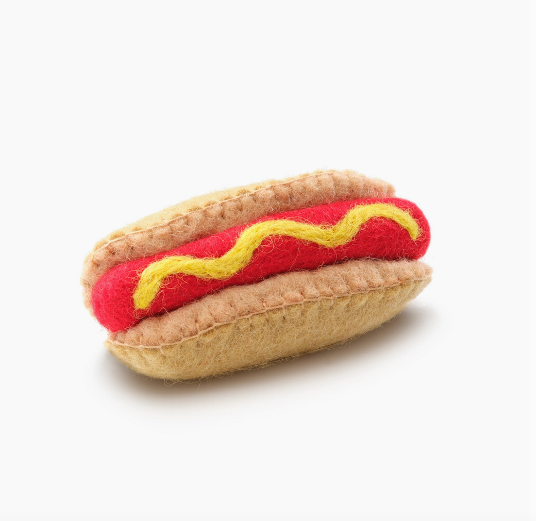 Hot Dog Catnip Toy