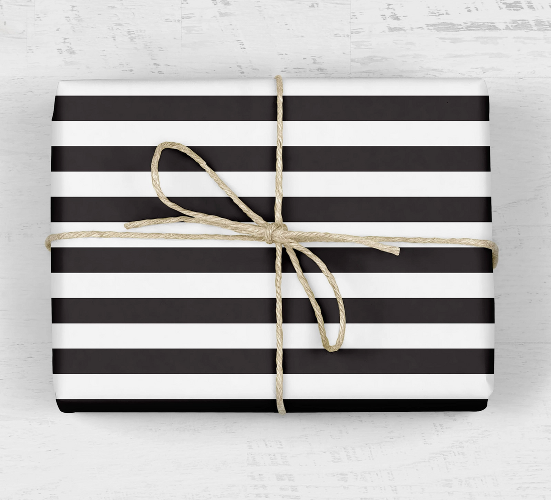 Bold Stripe Wrapping Paper (3 Sheets/Roll)