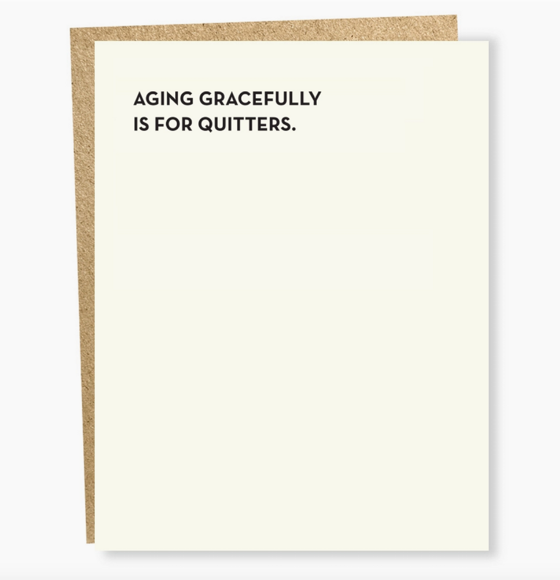 Quitters Card